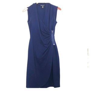 Deep blue Kenneth Cole wrap dress